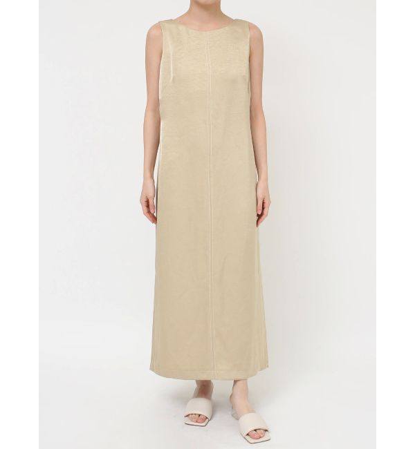 LAGUNAMOON「【WEB限定】サテンIラインワンピース」|ワンピース|