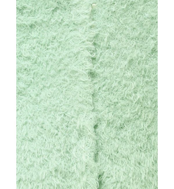 LAGUNAMOON「【WEB限定】ループヤーンセッケツニットブルゾン」|カーディガン|