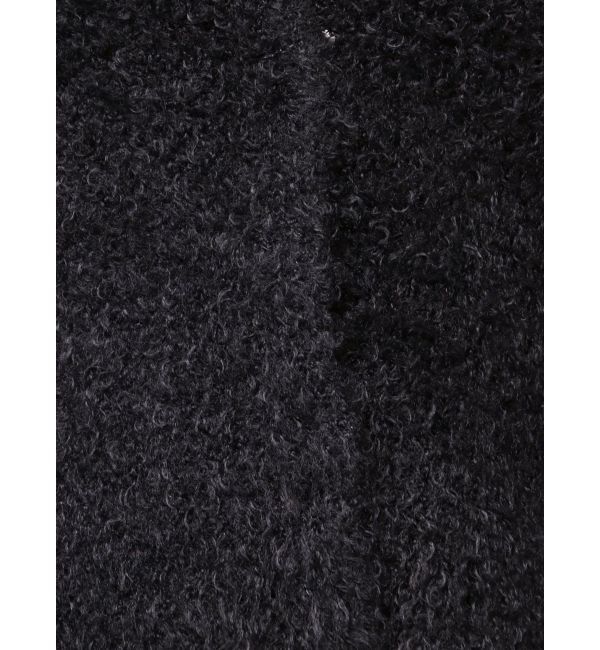 LAGUNAMOON「【WEB限定】ループヤーンセッケツニットブルゾン」|カーディガン|