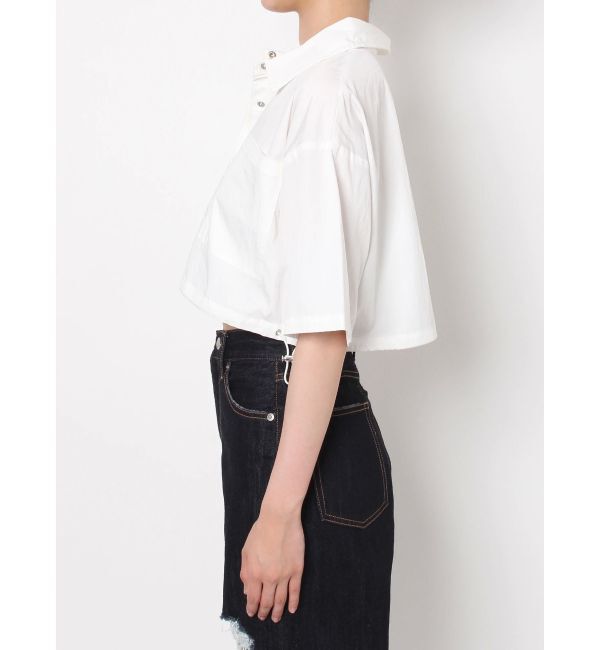 EVRIS「ドロストハーフスリーブショートシャツ」|シャツ・ブラウス|