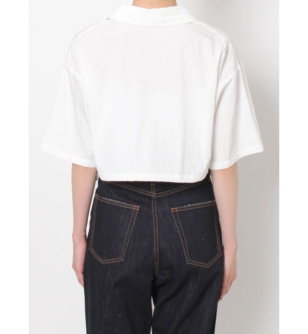 EVRIS「ドロストハーフスリーブショートシャツ」|シャツ・ブラウス|