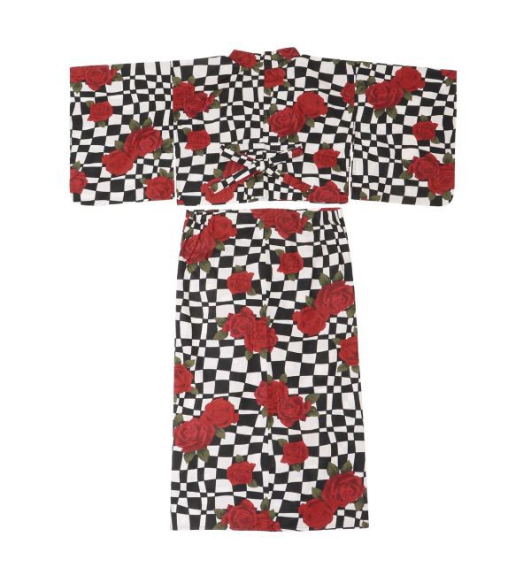 jouetie「【jouetieオリジナル】ローズチェッカーセパレート浴衣」|その他|