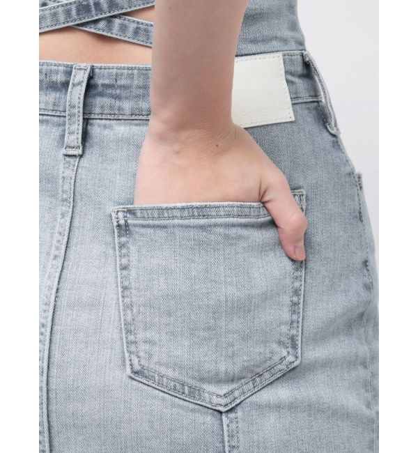 GYDA「ハイウエストBACKクロスマーメイドデニムスカート」|スカート|