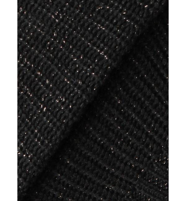 GYDA「GG ZIP designラメニットトップス」|ニット・セーター|