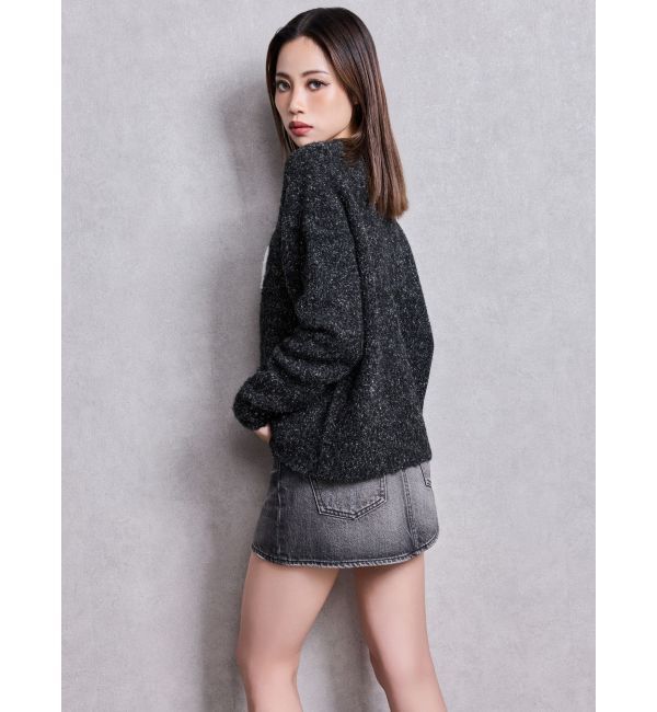 GYDA「Symmetry GYDA jacquardニットトップス」|ニット・セーター|