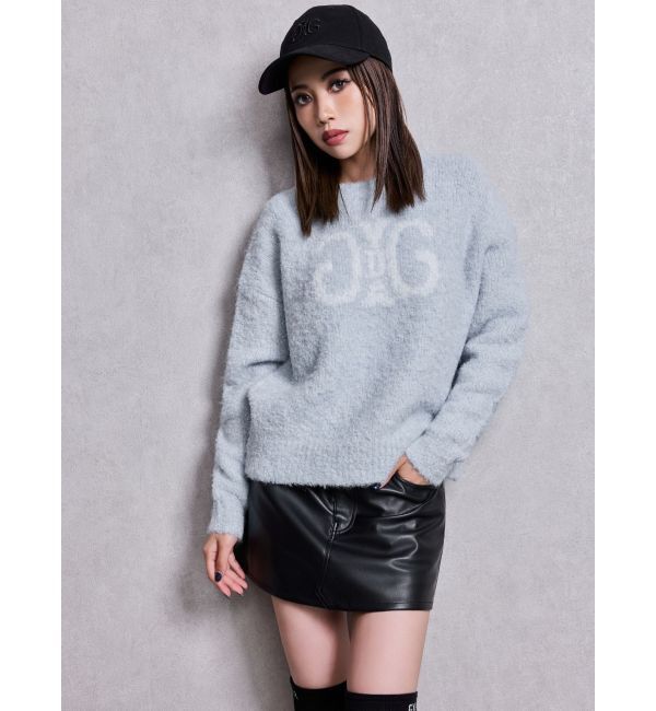 GYDA「Symmetry GYDA jacquardニットトップス」|ニット・セーター|