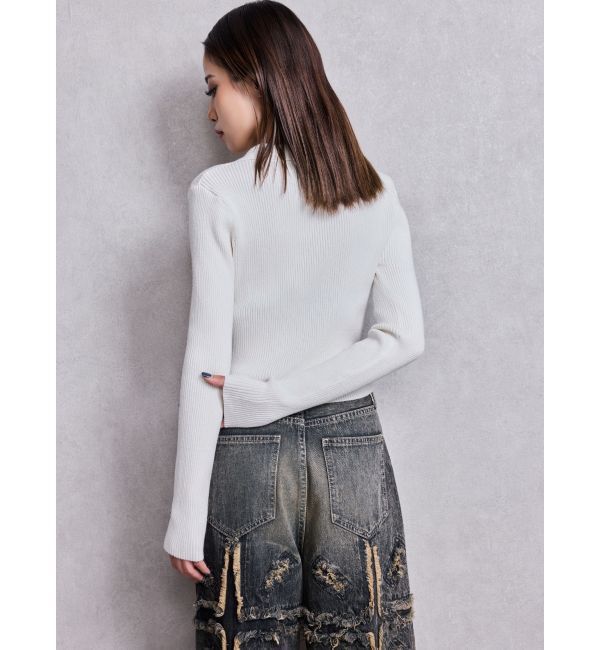 GYDA「POLOニットトップス」|ニット・セーター|