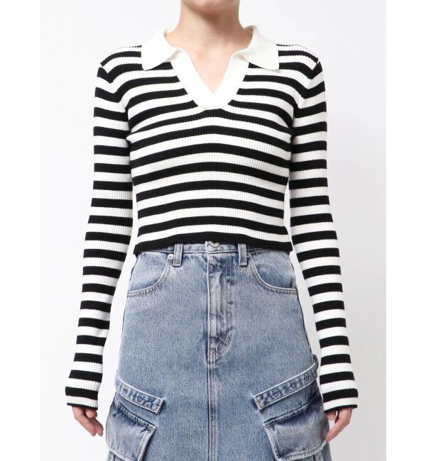 GYDA「POLOニットトップス」|ニット・セーター|