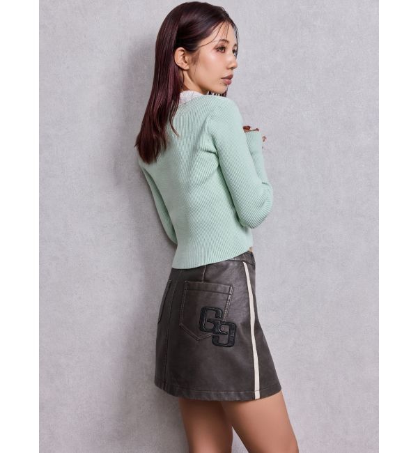 GYDA「POLOニットトップス」|ニット・セーター|