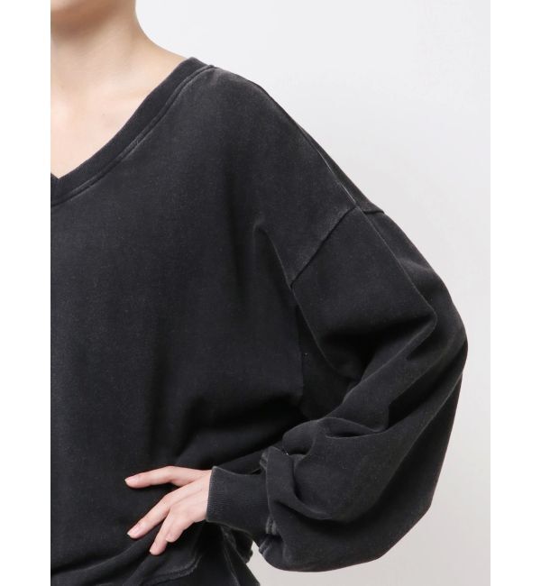 GYDA「VネックSMIRK BUNNYスウェットトップス」|スウェット・ジャージ|