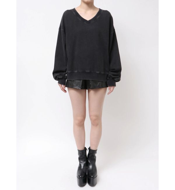 GYDA「VネックSMIRK BUNNYスウェットトップス」|スウェット・ジャージ|