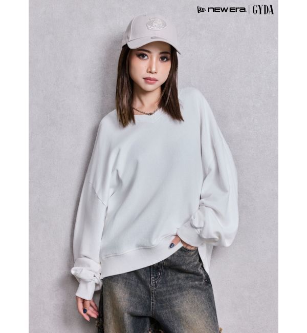 GYDA「VネックSMIRK BUNNYスウェットトップス」|スウェット・ジャージ|