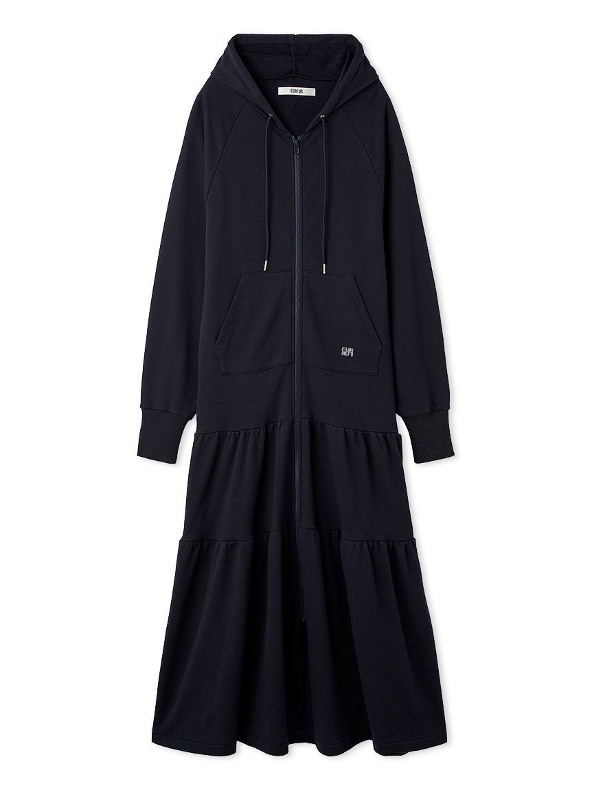 FURFUR「フーディーティアードワンピース」|ワンピース|NVY