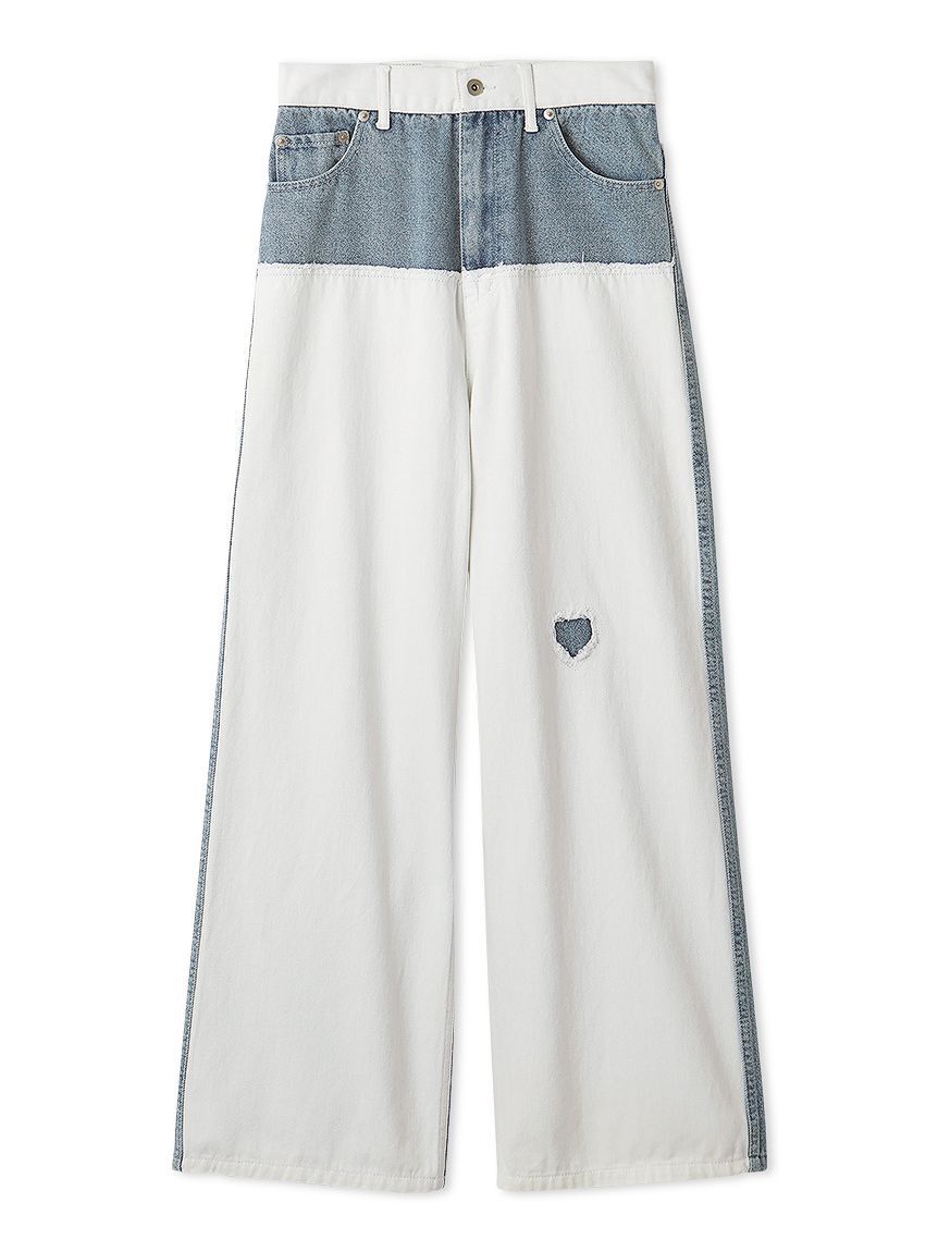 FURFUR「パッチワークデニムパンツ」|デニム|