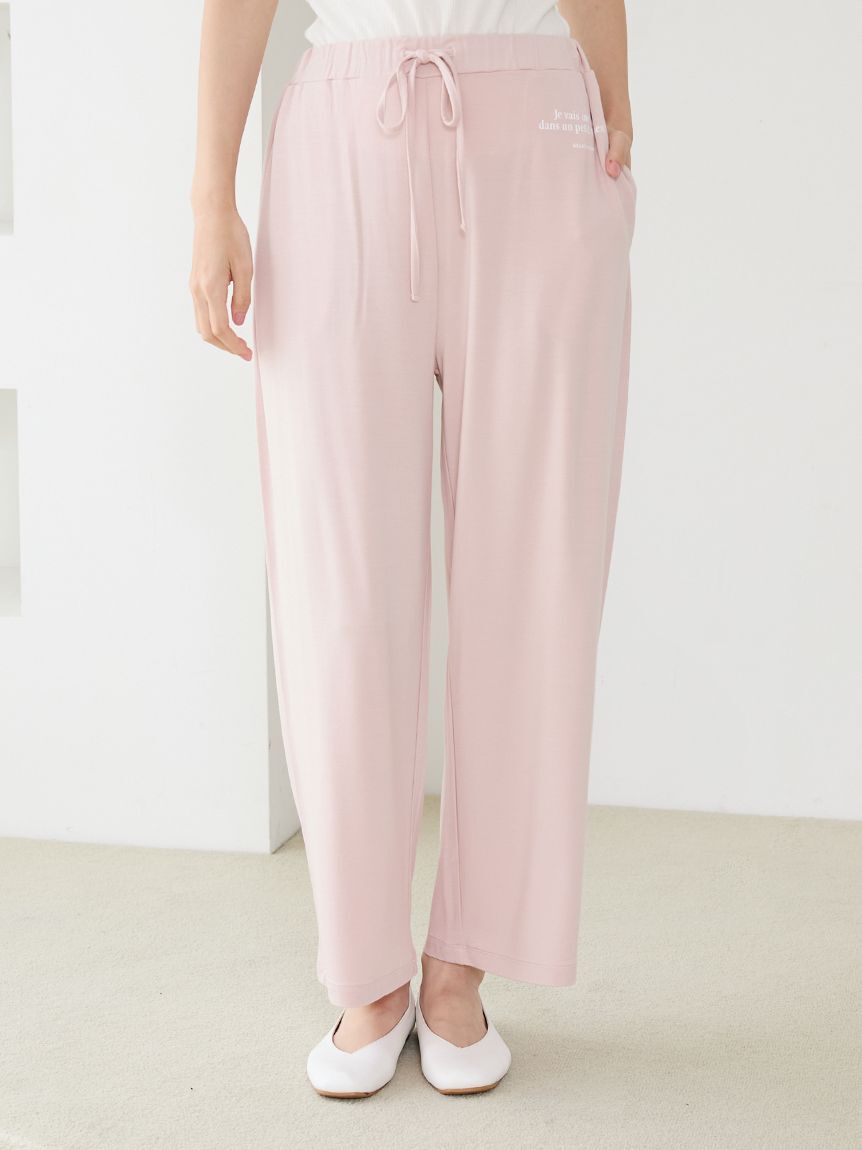 gelato pique「インレイロゴロングパンツ」|ルームウェア|