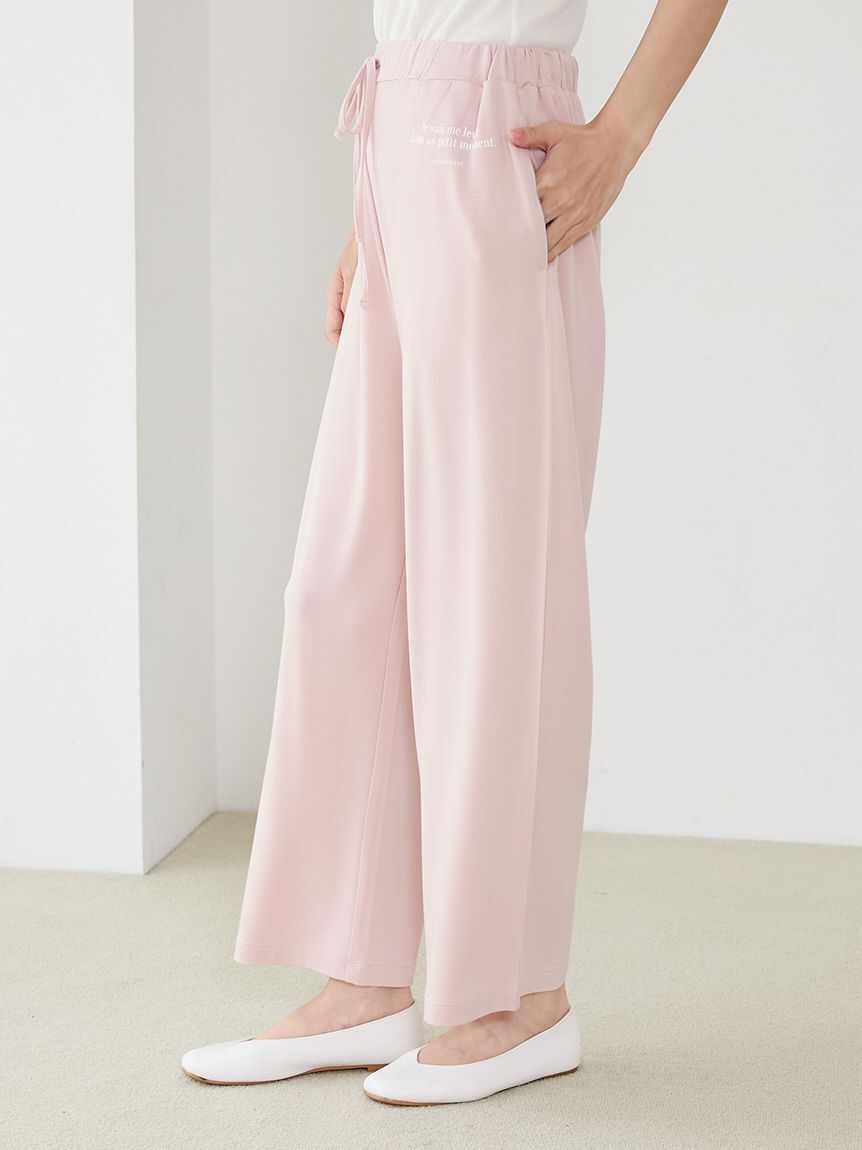 gelato pique「インレイロゴロングパンツ」|ルームウェア|