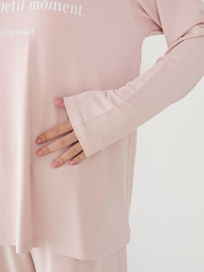 gelato pique「インレイロゴロンT」|ルームウェア|