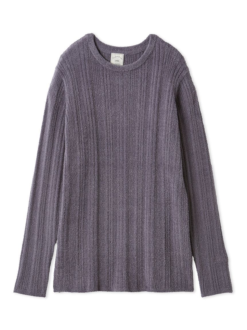 gelato pique「調温スムーズィーランダムリブプルオーバー」|ルームウェア|NVY