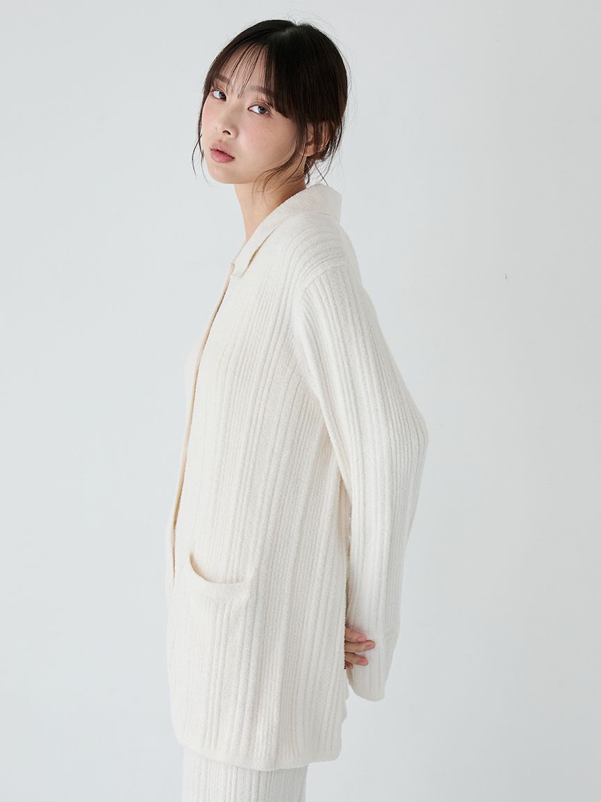 gelato pique「調温スムーズィーランダムリブカーディガン」|ルームウェア|