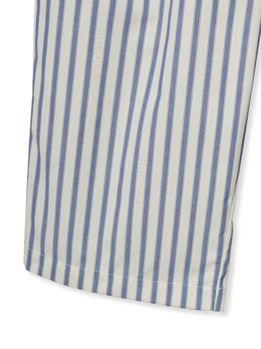 GELATO PIQUE HOMME「【HOMME】ブロードストライプロングパンツ」|ルームウェア|