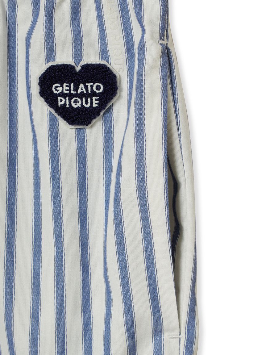 GELATO PIQUE HOMME「【HOMME】ブロードストライプロングパンツ」|ルームウェア|