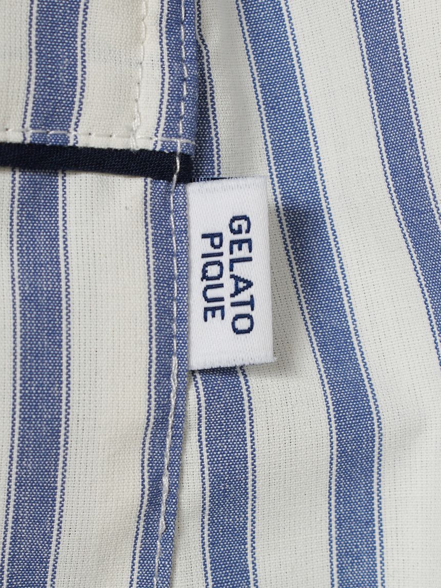 GELATO PIQUE HOMME「【HOMME】ブロードストライプロングパンツ」|ルームウェア|