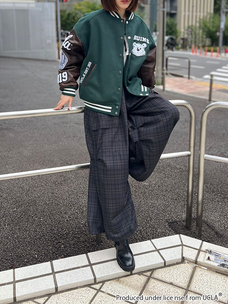 SNIDEL「ワイドデザインパンツ」|チノ|