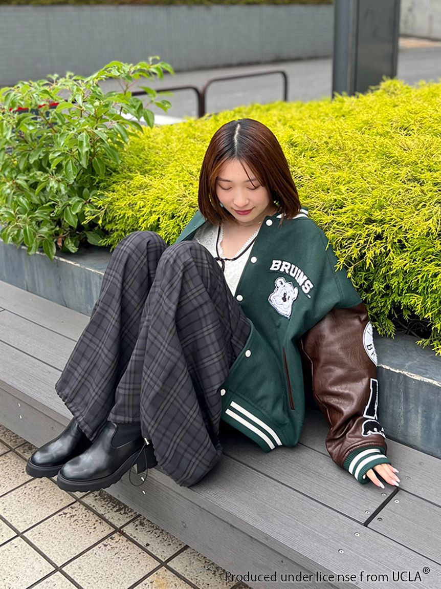 SNIDEL「ワイドデザインパンツ」|チノ|