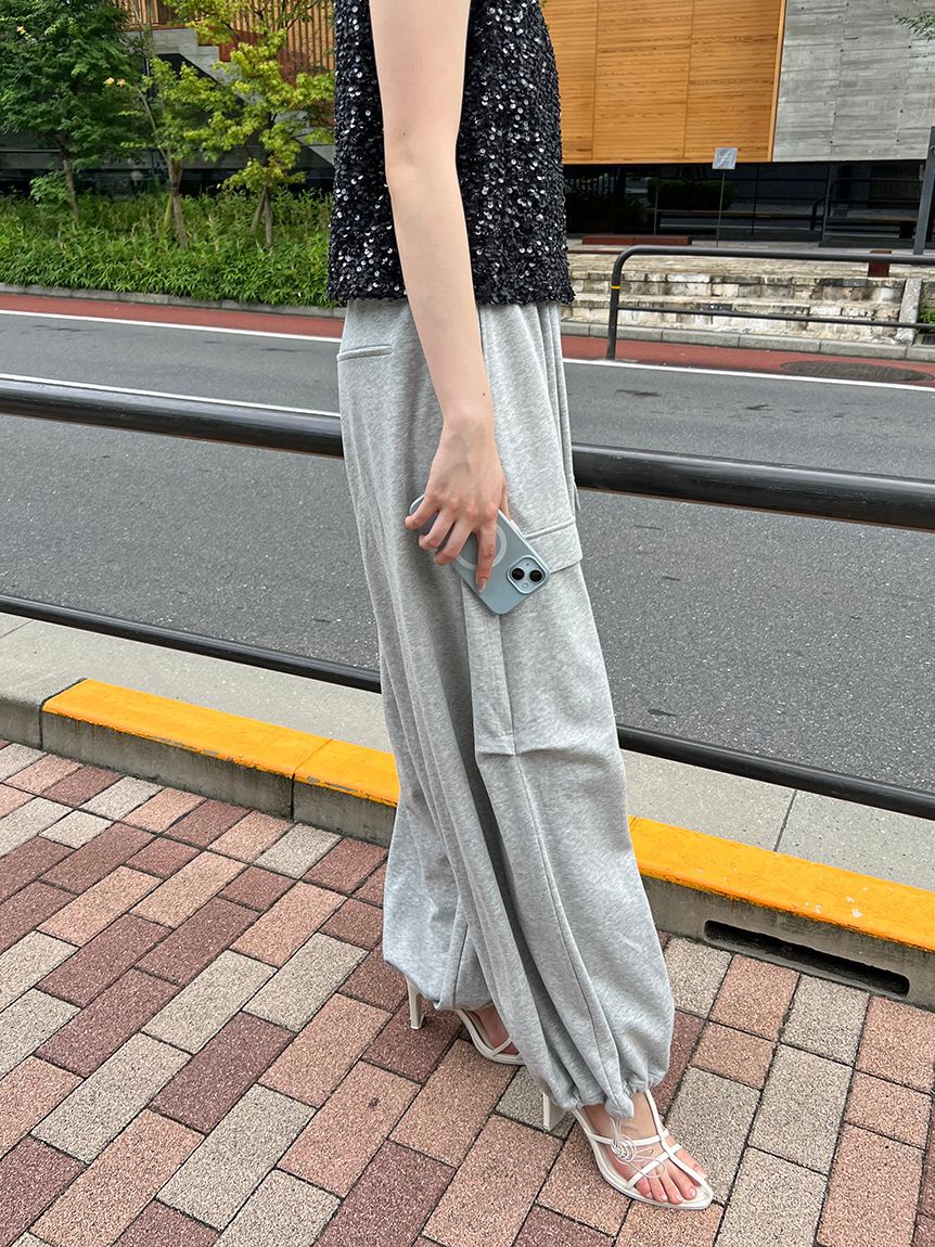 SNIDEL「ワイドデザインパンツ」|チノ|