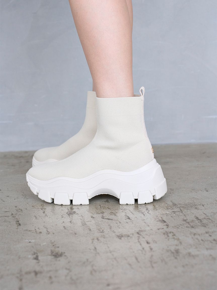 SNIDEL「スニーカーソールショートブーツ」|ショートブーツ|