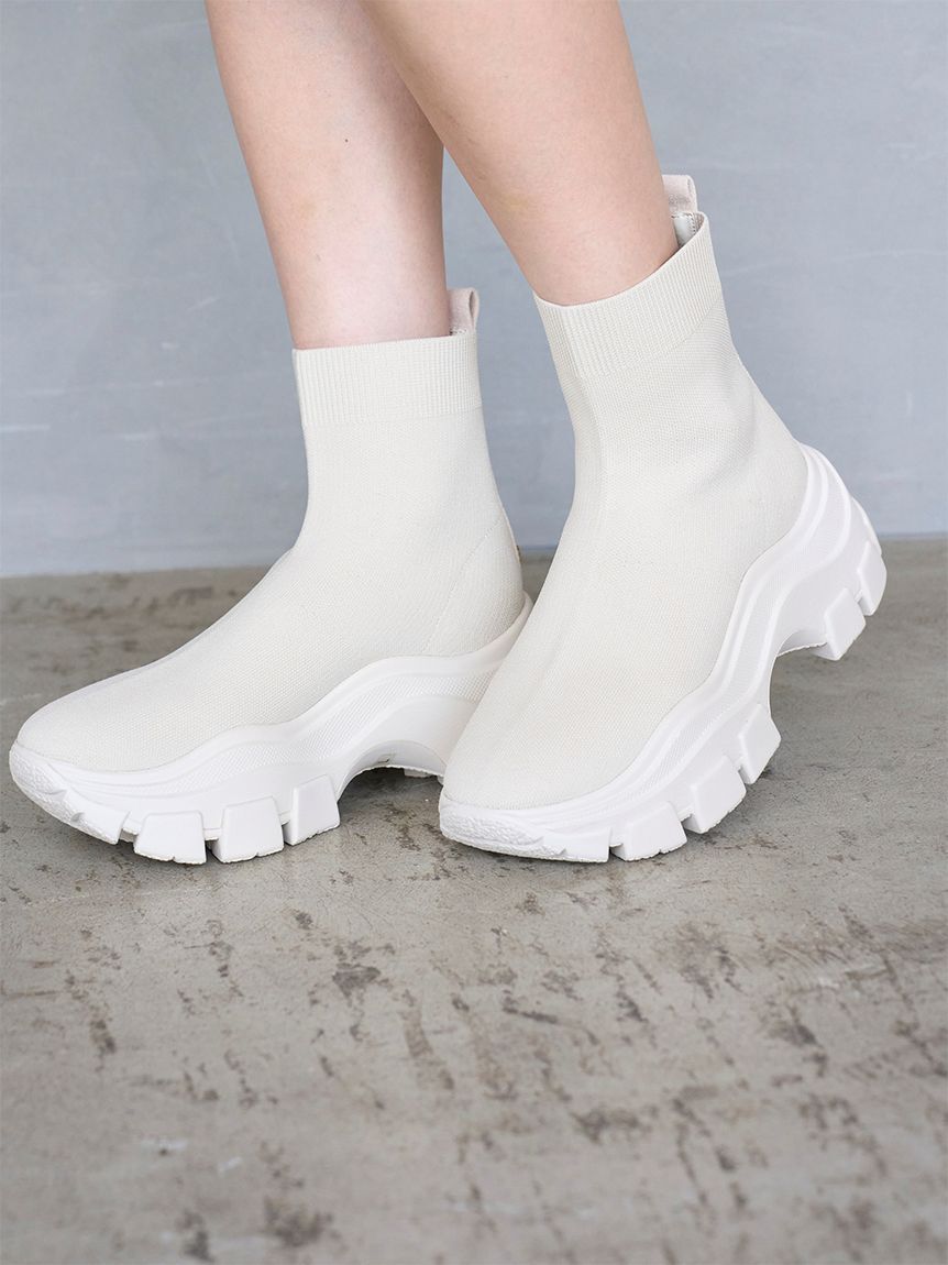 SNIDEL「スニーカーソールショートブーツ」|ショートブーツ|