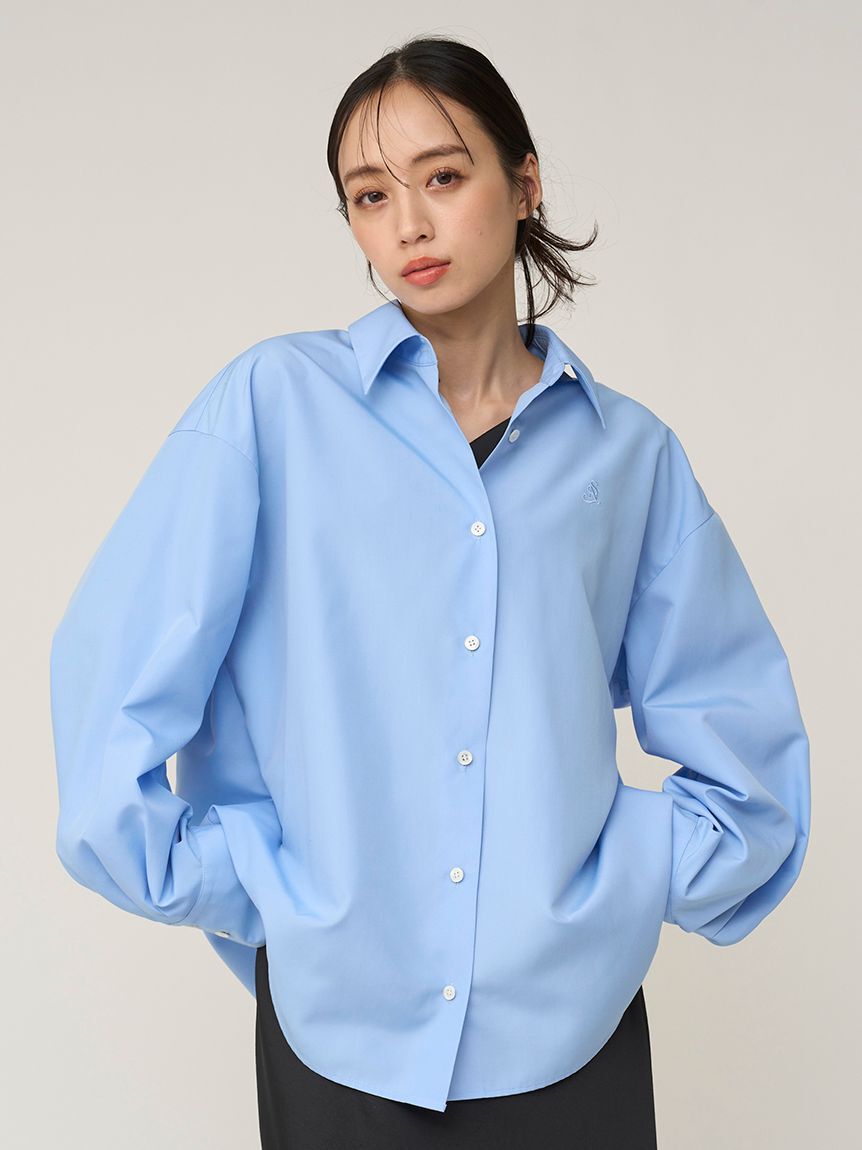 SNIDEL「SOLAMENTオーバーシャツ」|シャツ・ブラウス|BLU