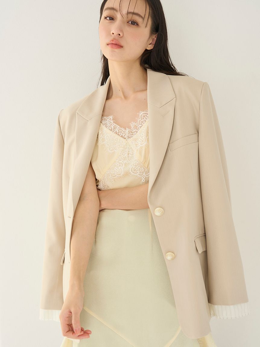 SNIDEL「オーバーサイズジャケット」|テーラードジャケット|