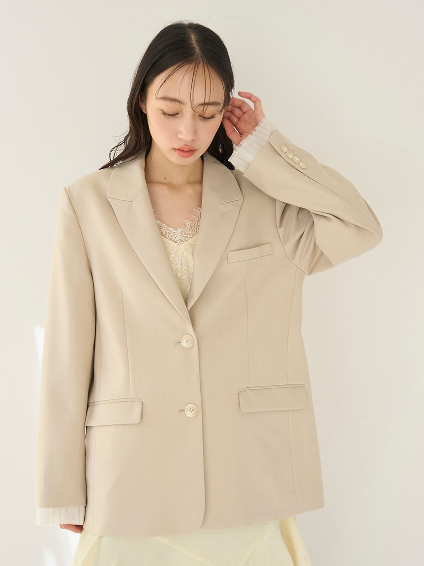SNIDEL「オーバーサイズジャケット」|テーラードジャケット|