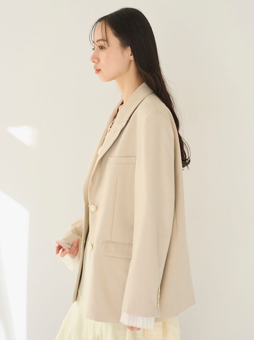 SNIDEL「オーバーサイズジャケット」|テーラードジャケット|