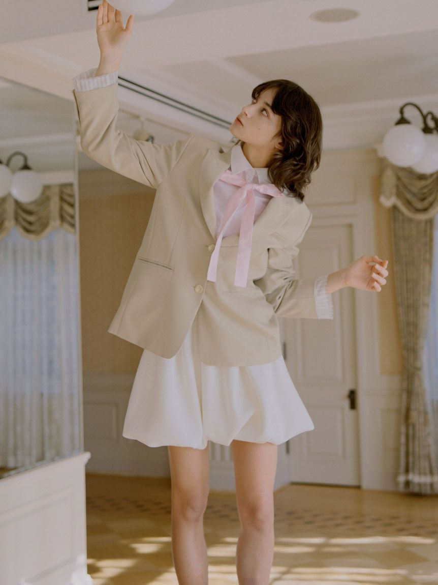 SNIDEL「オーバーサイズジャケット」|テーラードジャケット|LBEG