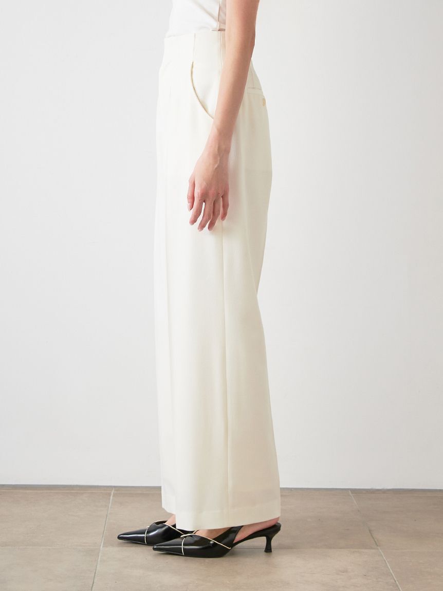 SNIDEL「Sustainableハイウエストストレートパンツ」|チノ|