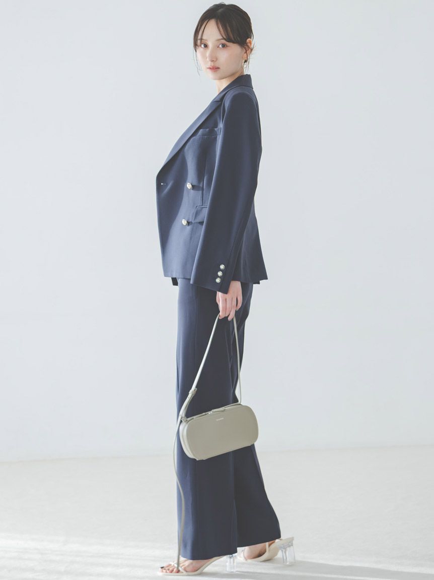 SNIDEL「Sustainableハイウエストストレートパンツ」|チノ|