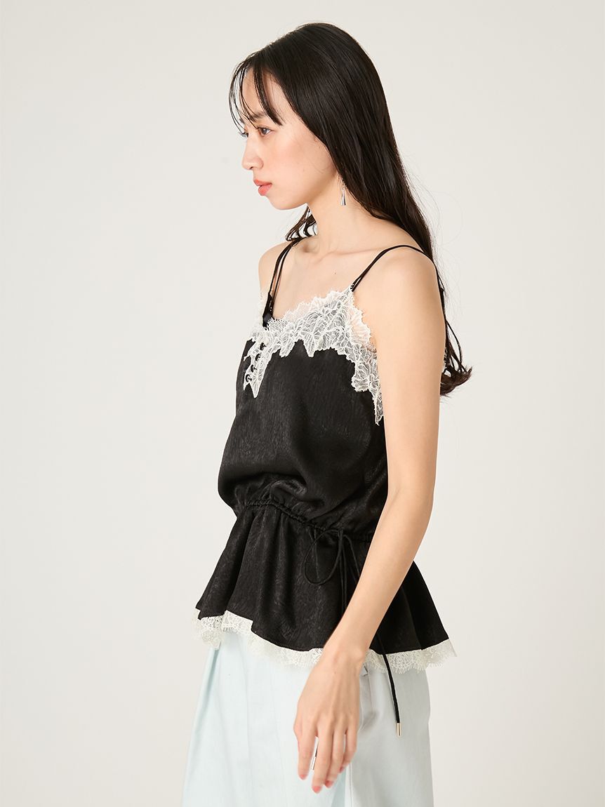 FRAY I.D「レーストリムキャミソール」|キャミソール|