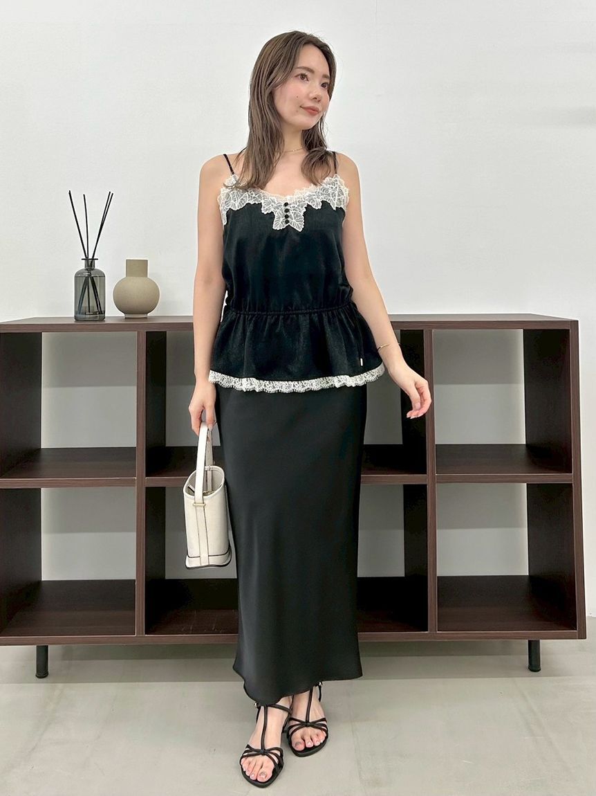 FRAY I.D「レーストリムキャミソール」|キャミソール|