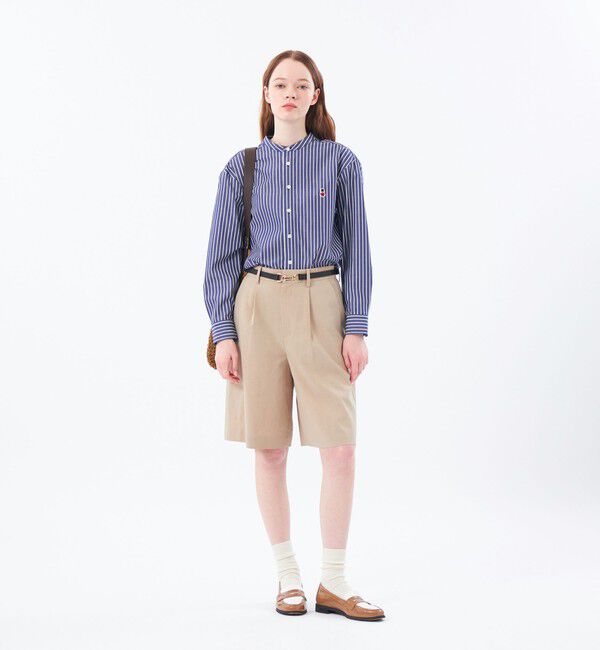 MACKINTOSH PHILOSOPHY「バッキンガムベア バンドカラーシャツ」|シャツ・ブラウス|