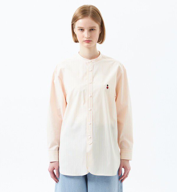 MACKINTOSH PHILOSOPHY「バッキンガムベア バンドカラーシャツ」|シャツ・ブラウス|