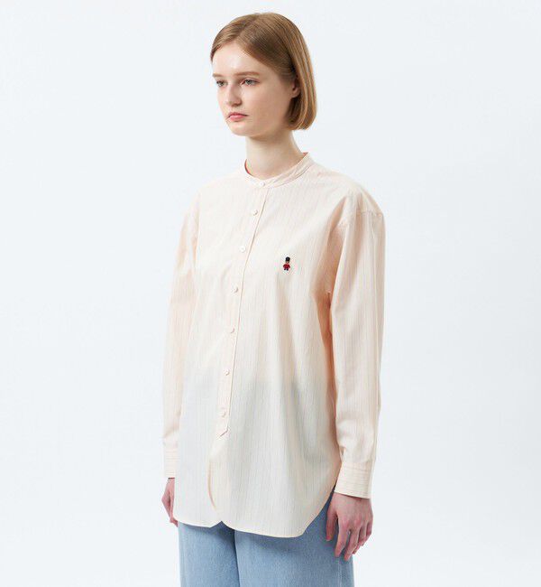 MACKINTOSH PHILOSOPHY「バッキンガムベア バンドカラーシャツ」|シャツ・ブラウス|