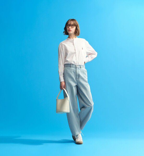 MACKINTOSH PHILOSOPHY「バッキンガムベア バンドカラーシャツ」|シャツ・ブラウス|