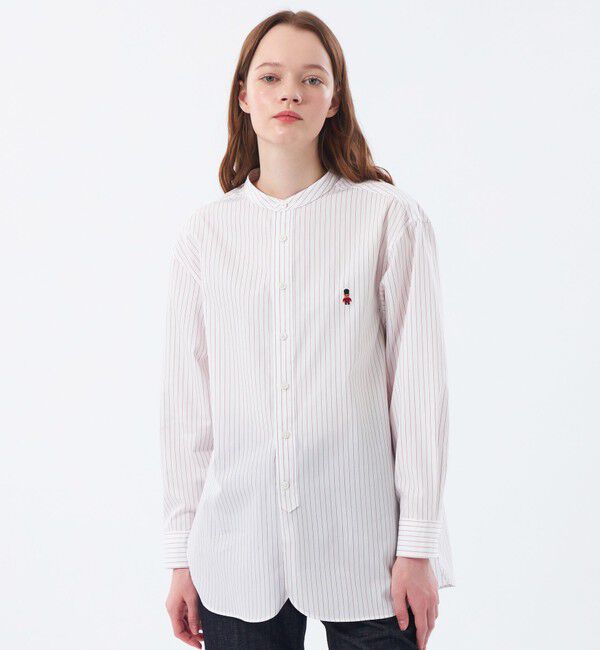 MACKINTOSH PHILOSOPHY「バッキンガムベア バンドカラーシャツ」|シャツ・ブラウス|