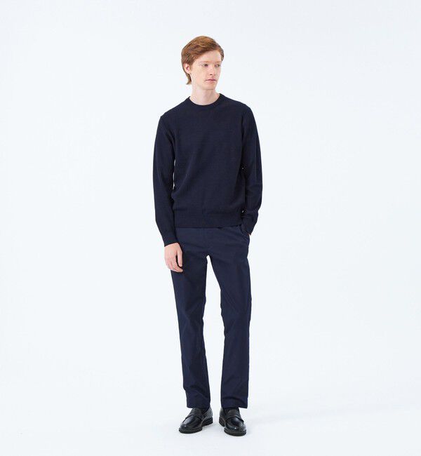 MACKINTOSH PHILOSOPHY「14G カノコ風ジャカード クルーネックニット」|ニット・セーター|