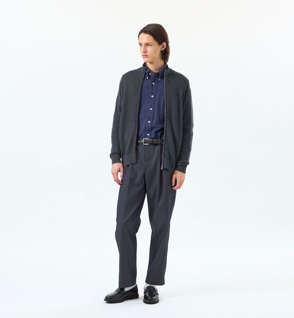 MACKINTOSH PHILOSOPHY「12G1P 片畦 スタンドジップアップ」|ニット・セーター|