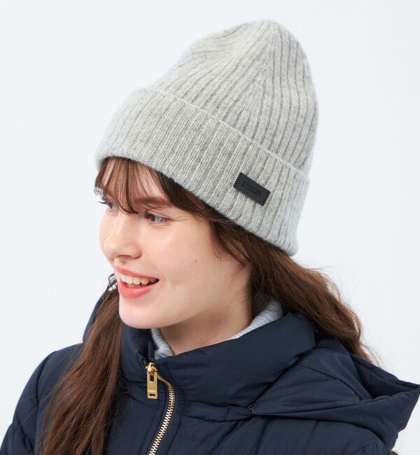 MACKINTOSH PHILOSOPHY「ウールカシミヤニットキャップ」|ニット帽|グレー