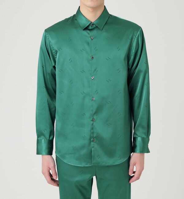  「スランテッドLジャガード シャツ」|シャツ・ブラウス|