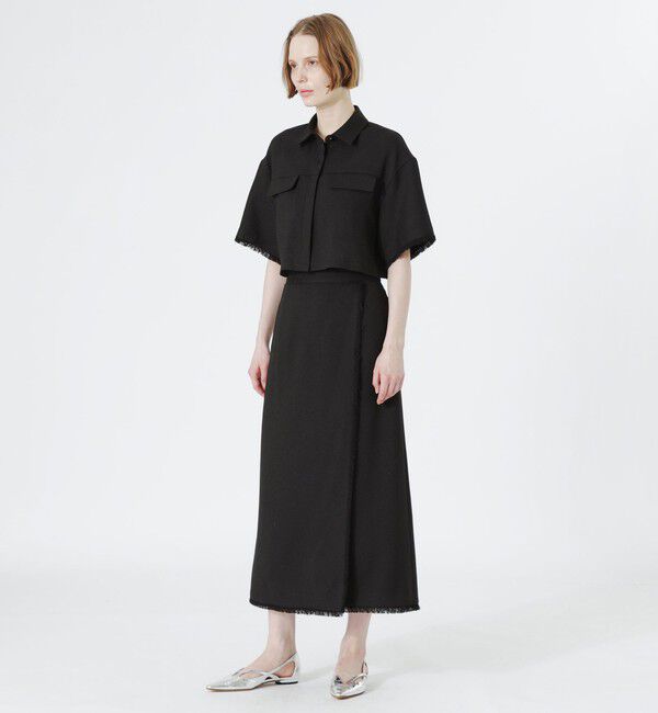  「フリンジハーフスリーブシャツ」|シャツ・ブラウス|